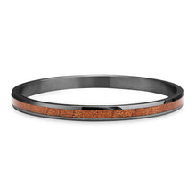 Load image into Gallery viewer, Ancient Kauri Bangle - Gunmetal - Komo Kauri - Woodsman Jewelry
