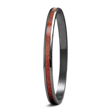 Load image into Gallery viewer, Ancient Kauri Bangle - Gunmetal - Komo Kauri - Woodsman Jewelry
