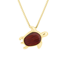 Load image into Gallery viewer, Jarrah Turtle Necklace - Yellow Gold - Tyalla - Woodsman Jewelry
